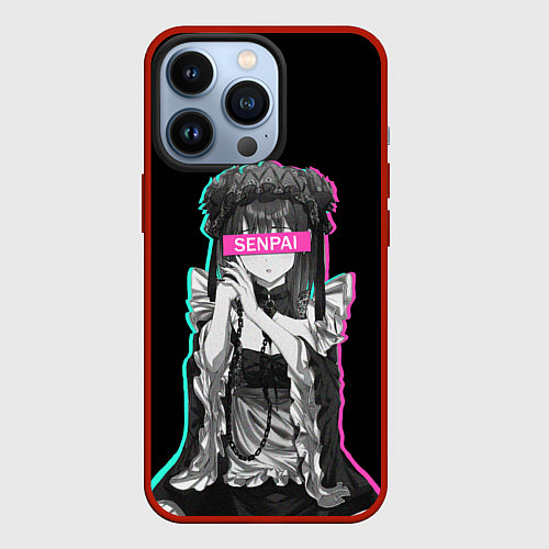 Чехол iPhone 13 Pro My Dress-Up Darling Senpai / 3D-Красный – фото 1