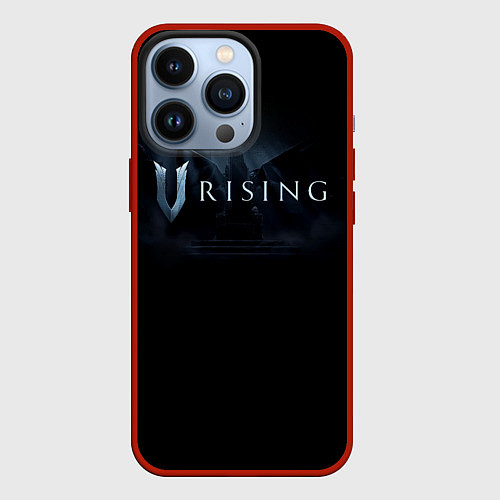 Чехол iPhone 13 Pro Logo V Rising / 3D-Красный – фото 1