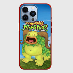 Чехол для iPhone 13 Pro My singing monsters Избалолист Entbrat, цвет: 3D-красный