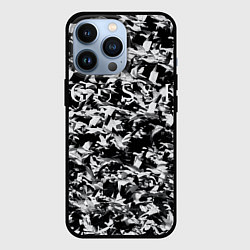 Чехол для iPhone 13 Pro GUSSI STYLE, цвет: 3D-черный