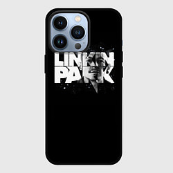 Чехол для iPhone 13 Pro Linkin Park логотип с фото, цвет: 3D-черный
