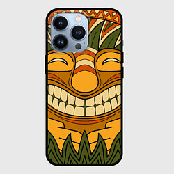 Чехол iPhone 13 Pro Polynesian tiki LUCKY