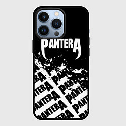 Чехол для iPhone 13 Pro Пантера pantera паттерн, цвет: 3D-черный