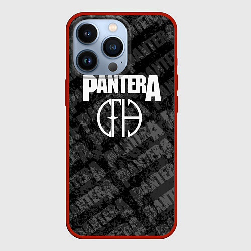 Чехол iPhone 13 Pro Пантера pantera / 3D-Красный – фото 1