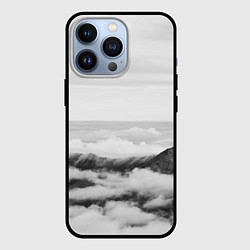 Чехол для iPhone 13 Pro Горы и туман, цвет: 3D-черный