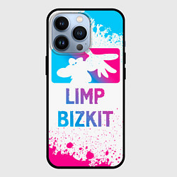 Чехол для iPhone 13 Pro Limp Bizkit Neon Gradient, цвет: 3D-черный