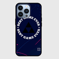 Чехол для iPhone 13 Pro Символ Zelda и надпись Best Game Ever, цвет: 3D-черный
