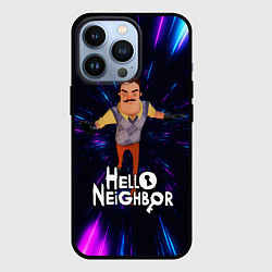 Чехол для iPhone 13 Pro Hello Neighbor Привет сосед Бегущий сосед, цвет: 3D-черный