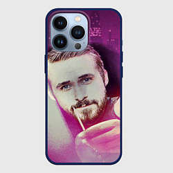 Чехол для iPhone 13 Pro Райан Гослинг - Зубочистку?, цвет: 3D-тёмно-синий
