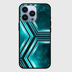 Чехол для iPhone 13 Pro Космические соты, цвет: 3D-черный