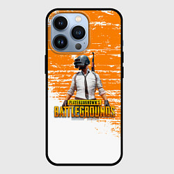 Чехол для iPhone 13 Pro Playerunknown battlegrounds краска, цвет: 3D-черный