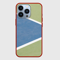 Чехол iPhone 13 Pro Абстрактная геометрическая компиляция - Зелёный