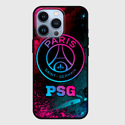 Чехол для iPhone 13 Pro PSG - neon gradient, цвет: 3D-черный