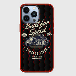 Чехол для iPhone 13 Pro Old vintage moto, цвет: 3D-красный