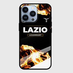 Чехол для iPhone 13 Pro Lazio legendary sport fire, цвет: 3D-черный