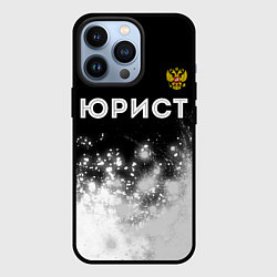 Чехол для iPhone 13 Pro Юрист из России и герб Российской Федерации: симво, цвет: 3D-черный