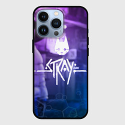 Чехол для iPhone 13 Pro Stray - мордочка - neon, цвет: 3D-черный