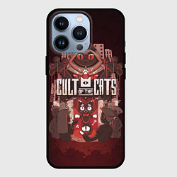 Чехол для iPhone 13 Pro Dark Cult Of The Cats, цвет: 3D-черный