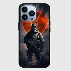 Чехол для iPhone 13 Pro STALKER Боец Долга, цвет: 3D-черный