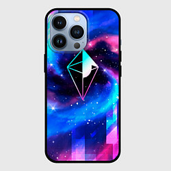 Чехол для iPhone 13 Pro No Mans Sky неоновый космос, цвет: 3D-черный