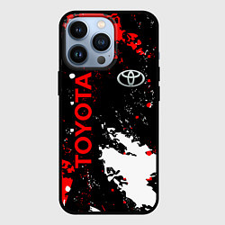 Чехол для iPhone 13 Pro Toyota - краска, цвет: 3D-черный