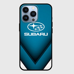 Чехол для iPhone 13 Pro Subaru - абстракция, цвет: 3D-черный