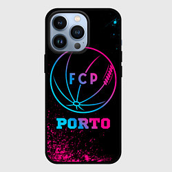 Чехол для iPhone 13 Pro Porto - neon gradient, цвет: 3D-черный