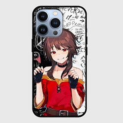 Чехол для iPhone 13 Pro Мегумин - Коносуба, цвет: 3D-черный