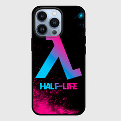 Чехол для iPhone 13 Pro Half-Life - neon gradient, цвет: 3D-черный
