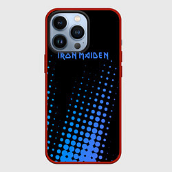 Чехол для iPhone 13 Pro Iron Maiden - neon, цвет: 3D-красный