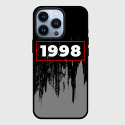 Чехол для iPhone 13 Pro 1998 - в красной рамке на темном, цвет: 3D-черный