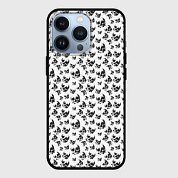 Чехол для iPhone 13 Pro Череп без челюсти, цвет: 3D-черный