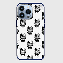 Чехол для iPhone 13 Pro Глейпнир узор арт, цвет: 3D-тёмно-синий