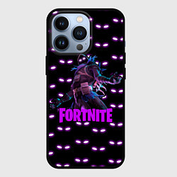 Чехол для iPhone 13 Pro Fortnite raven - глаза, цвет: 3D-черный