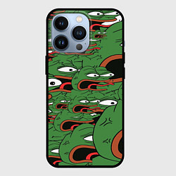 Чехол для iPhone 13 Pro Пепе лягушка, цвет: 3D-черный