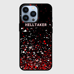 Чехол для iPhone 13 Pro Helltaker краска, цвет: 3D-черный