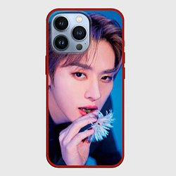 Чехол для iPhone 13 Pro Stray Kids 2nd World Tour Maniac Lee Know, цвет: 3D-красный