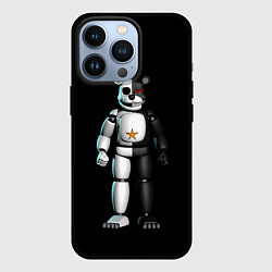 Чехол для iPhone 13 Pro Monokuma and FNAF, цвет: 3D-черный