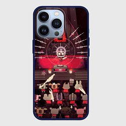 Чехол для iPhone 13 Pro Cult of the Lamb - Обряд, цвет: 3D-тёмно-синий