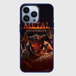 Чехол для iPhone 13 Pro Полудемон Metal Hellsinger, цвет: 3D-тёмно-синий