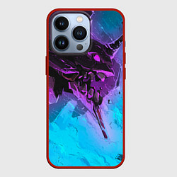 Чехол для iPhone 13 Pro Neon Genesis Evangelion - Eva 01, цвет: 3D-красный