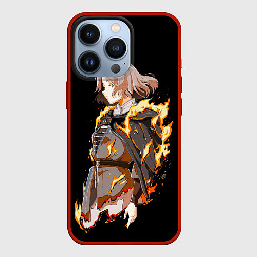Чехол iPhone 13 Pro Elden Ring - Мелина / 3D-Красный – фото 1