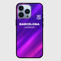Чехол для iPhone 13 Pro Barcelona legendary sport grunge, цвет: 3D-черный