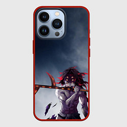 Чехол для iPhone 13 Pro Кокушибо, цвет: 3D-красный