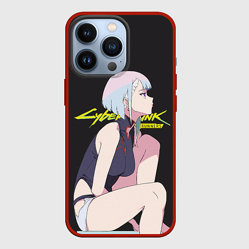 Чехол iPhone 13 Pro Sweet Lucy / 3D-Красный – фото 1