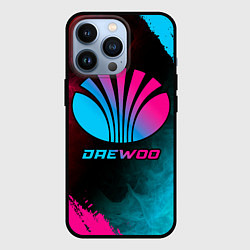 Чехол для iPhone 13 Pro Daewoo - neon gradient, цвет: 3D-черный