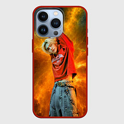 Чехол для iPhone 13 Pro Hyunjin Stray Kids space, цвет: 3D-красный