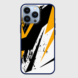 Чехол для iPhone 13 Pro Гоночная абстракция, цвет: 3D-тёмно-синий