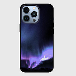 Чехол для iPhone 13 Pro Northern lights, цвет: 3D-черный