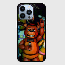 Чехол для iPhone 13 Pro Five Nights at Frеddys, цвет: 3D-черный